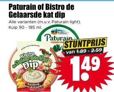 Paturain   roomkaas folder aanbieding bij  Dirk - details