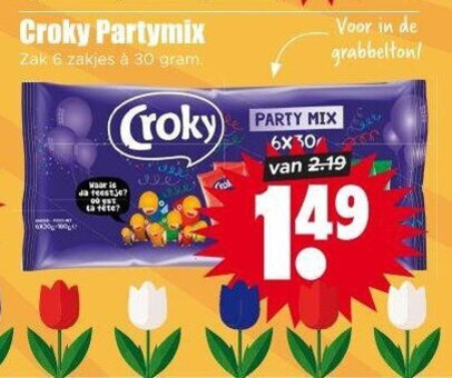 Croky   chips folder aanbieding bij  Dirk - details