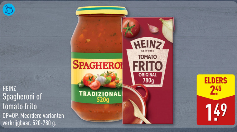 Heinz   tomatenpuree folder aanbieding bij  Aldi - details