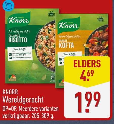 Knorr   maaltijdmix folder aanbieding bij  Aldi - details