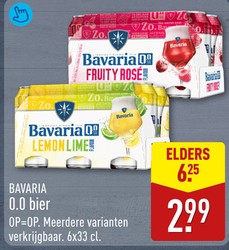 Bavaria   alcoholvrij bier folder aanbieding bij  Aldi - details