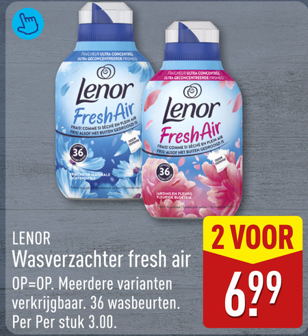 Lenor   wasverzachter folder aanbieding bij  Aldi - details