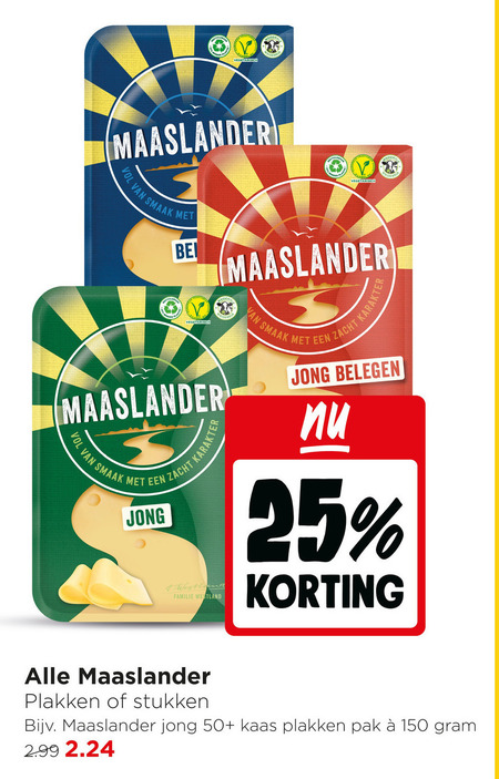 Maaslander   kaasplakken, kaas folder aanbieding bij  Jumbo - details