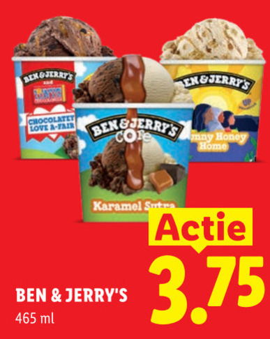 Ben and Jerrys   ijsspecialiteit folder aanbieding bij  Lidl - details
