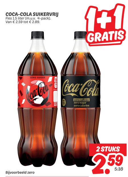 Coca-Cola   cola folder aanbieding bij  Dekamarkt - details