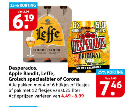 Grolsch   blikje bier, speciaalbier folder aanbieding bij  Hoogvliet - details
