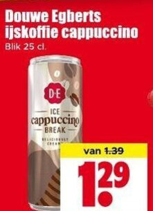 Douwe Egberts   ijskoffie folder aanbieding bij  Dirk - details