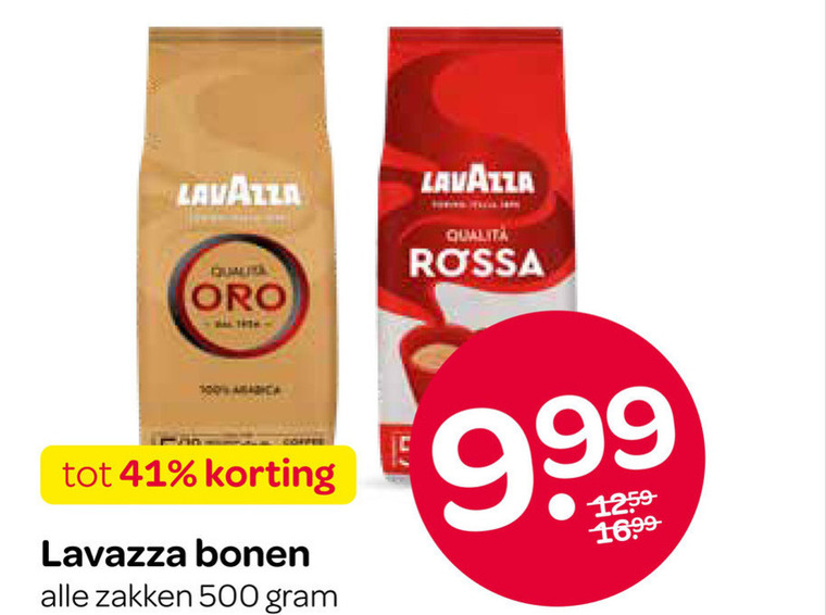 Lavazza   koffiebonen folder aanbieding bij  Spar - details