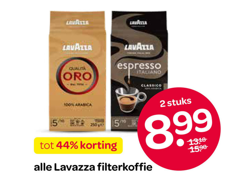 Lavazza   koffie folder aanbieding bij  Spar - details