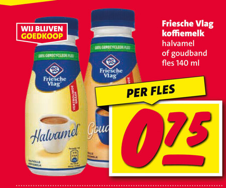 Friesche Vlag   koffiemelk folder aanbieding bij  Nettorama - details