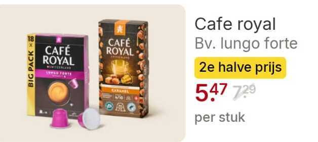 Cafe Royal   koffiecups folder aanbieding bij  Picnic - details