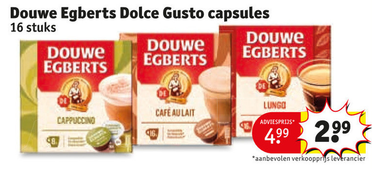 Douwe Egberts   dolce gusto capsules folder aanbieding bij  Kruidvat - details