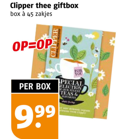 Clipper   thee folder aanbieding bij  Poiesz - details