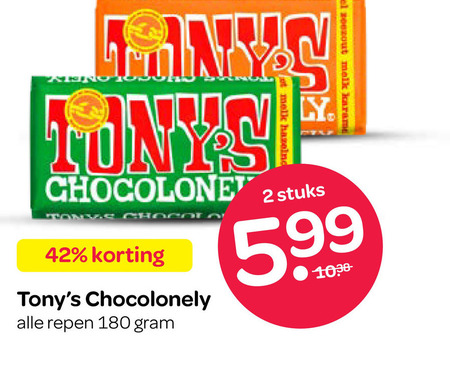 Tony Chocolony   chocolade folder aanbieding bij  Spar - details