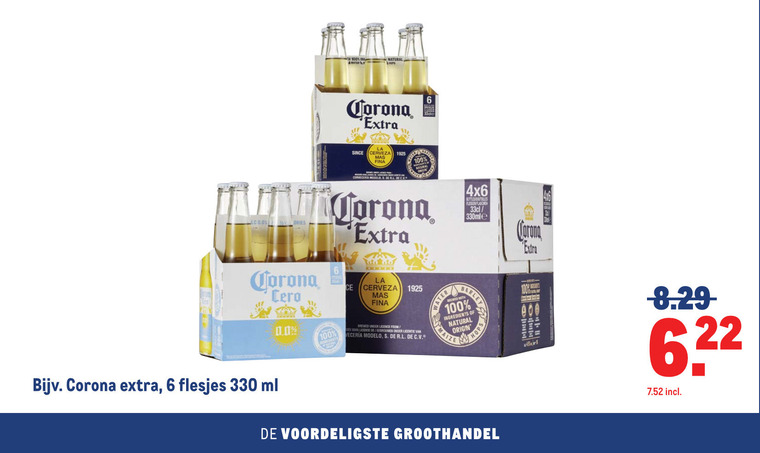 Corona   speciaalbier folder aanbieding bij  Makro - details