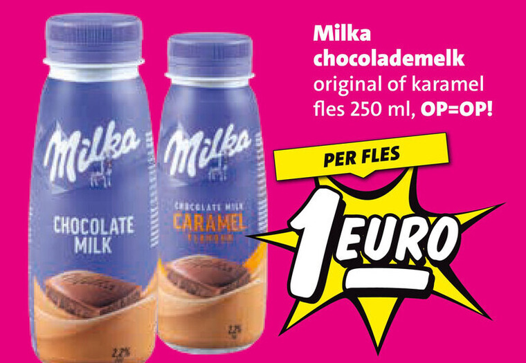 Milka   chocolademelk folder aanbieding bij  Nettorama - details
