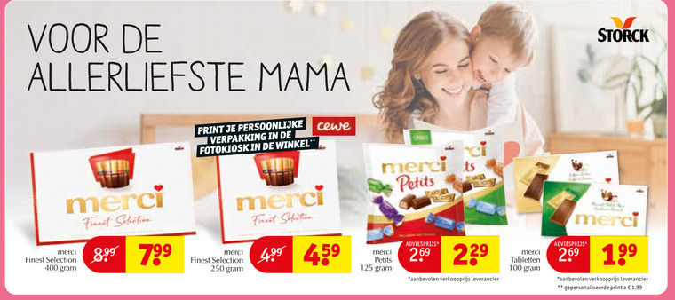 Merci   chocolade folder aanbieding bij  Kruidvat - details