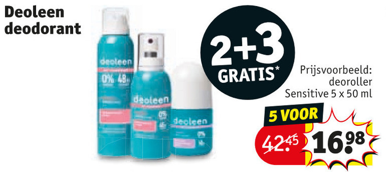 Deoleen   deodorant folder aanbieding bij  Kruidvat - details