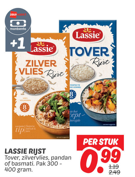 Lassie   rijst folder aanbieding bij  Dekamarkt - details