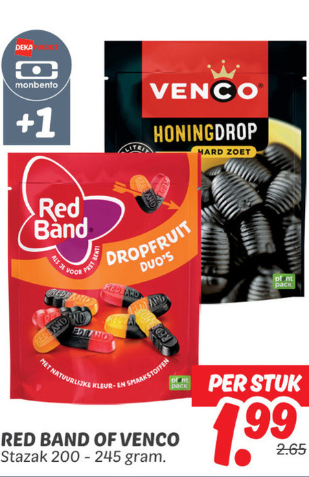 Venco   snoep, drop folder aanbieding bij  Dekamarkt - details