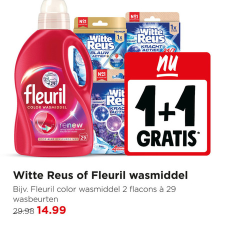 Witte Reus   wasmiddel folder aanbieding bij  Jumbo - details