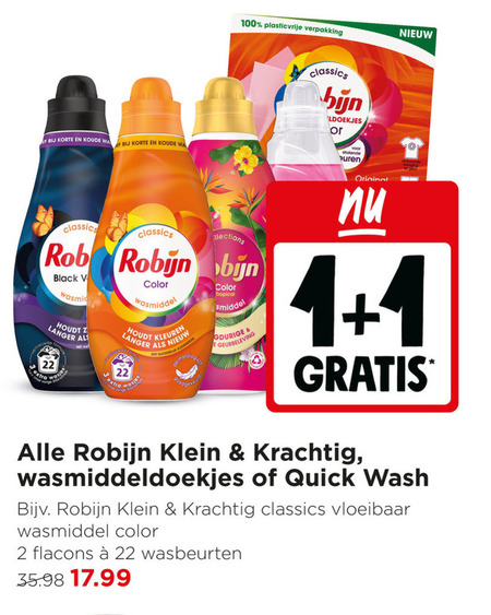 Robijn   wasmiddel folder aanbieding bij  Jumbo - details