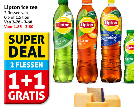 Lipton   ice tea folder aanbieding bij  Hoogvliet - details