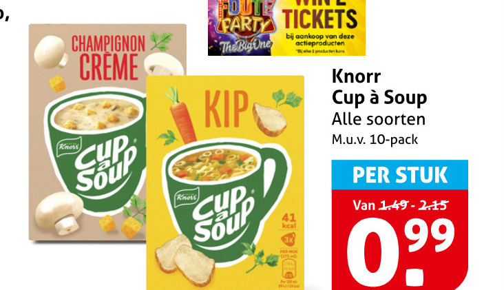Knorr   soep folder aanbieding bij  Hoogvliet - details