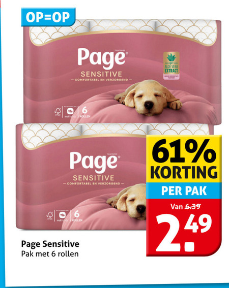 Page   toiletpapier folder aanbieding bij  Hoogvliet - details