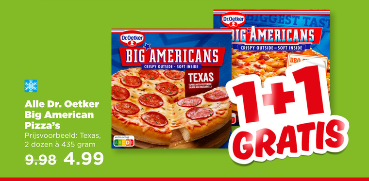 Dr Oetker   diepvriespizza folder aanbieding bij  Plus - details