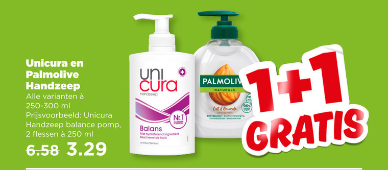 Palmolive   handzeep folder aanbieding bij  Plus - details
