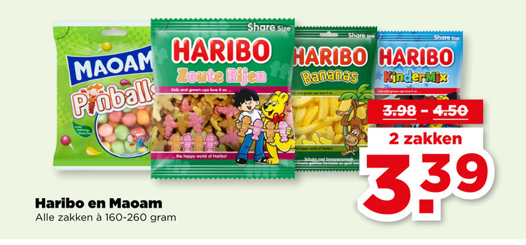 Haribo   snoep folder aanbieding bij  Plus - details