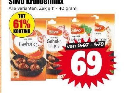 Silvo   kruiden folder aanbieding bij  Dirk - details
