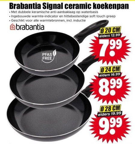 Brabantia   koekenpan folder aanbieding bij  Dirk - details