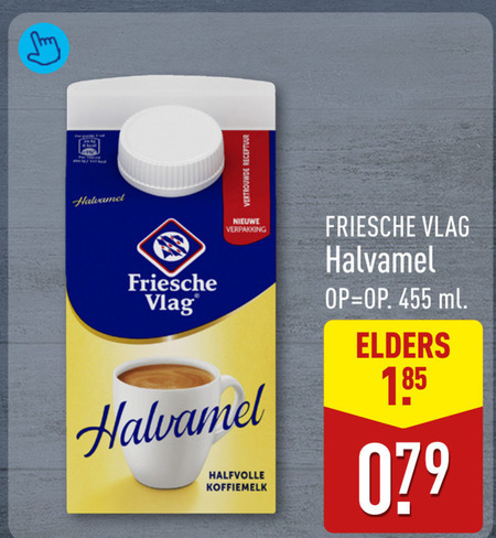 Friesche Vlag   koffiemelk folder aanbieding bij  Aldi - details