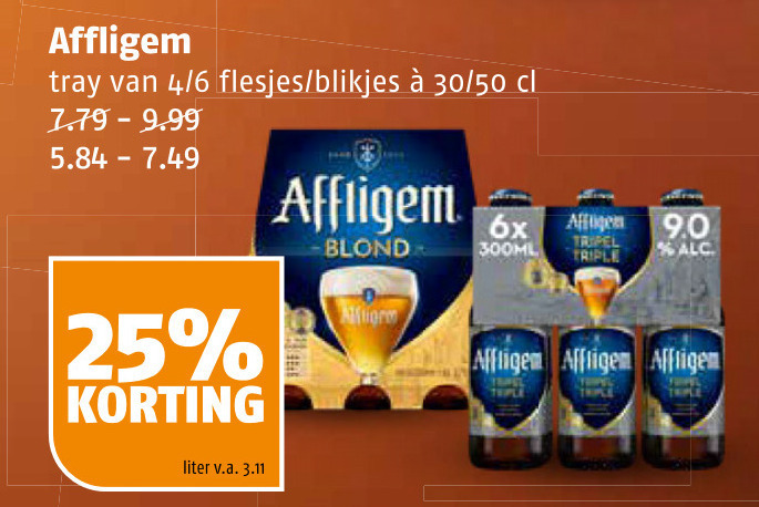 Affligem   speciaalbier folder aanbieding bij  Poiesz - details
