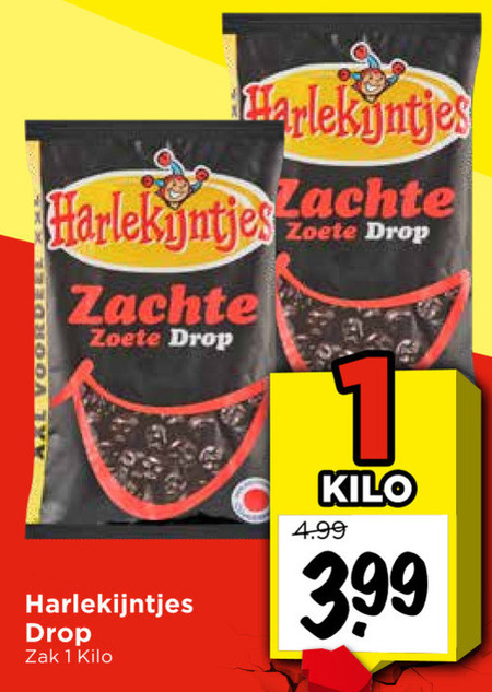 Harlekijntjes   drop folder aanbieding bij  Vomar - details