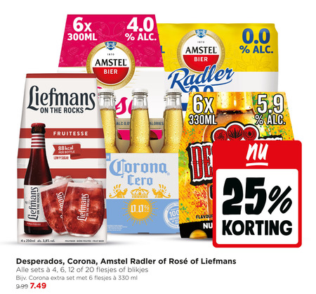 Amstel   speciaalbier, radler bier folder aanbieding bij  Jumbo - details