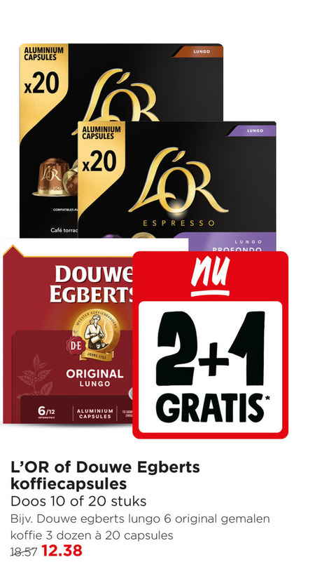 Douwe Egberts   koffiecups folder aanbieding bij  Jumbo - details