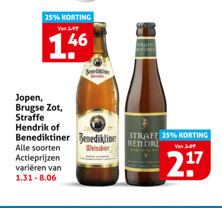 Straffe Hendrik   speciaalbier folder aanbieding bij  Hoogvliet - details