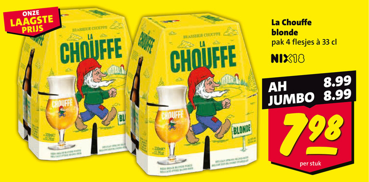 La Chouffe   speciaalbier folder aanbieding bij  Nettorama - details
