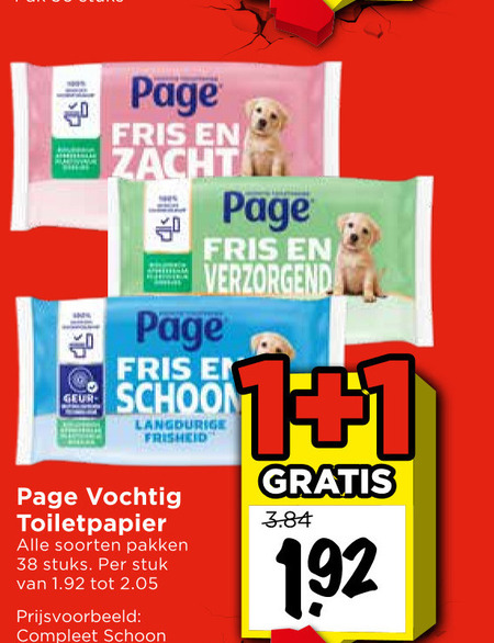 Page   vochtig toiletpapier folder aanbieding bij  Vomar - details