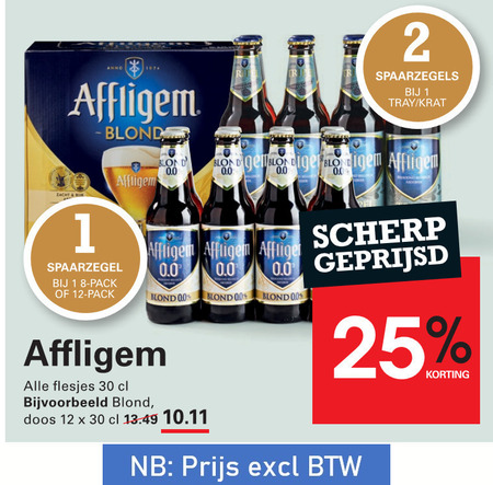 Affligem   speciaalbier folder aanbieding bij  Sligro - details
