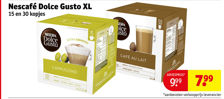 Nescafe   dolce gusto capsules folder aanbieding bij  Kruidvat - details