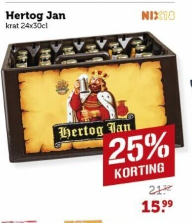 Hertog Jan   krat bier folder aanbieding bij  Coop - details
