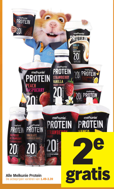 Melkunie   drinkyoghurt folder aanbieding bij  Albert&nbsp;Heijn - details