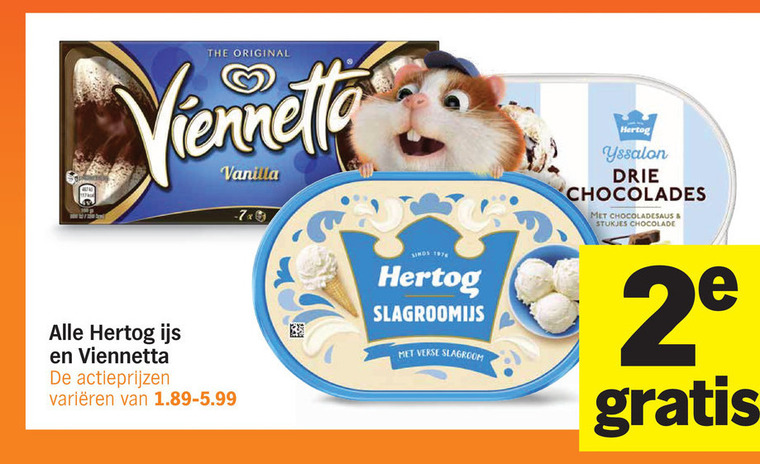 Ola Viennetta   roomijs, ijstaart folder aanbieding bij  Albert&nbsp;Heijn - details