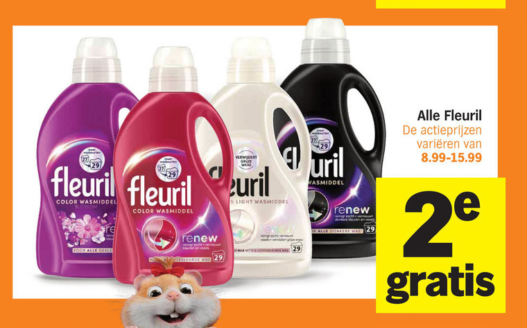 Fleuril   wasmiddel folder aanbieding bij  Albert&nbsp;Heijn - details
