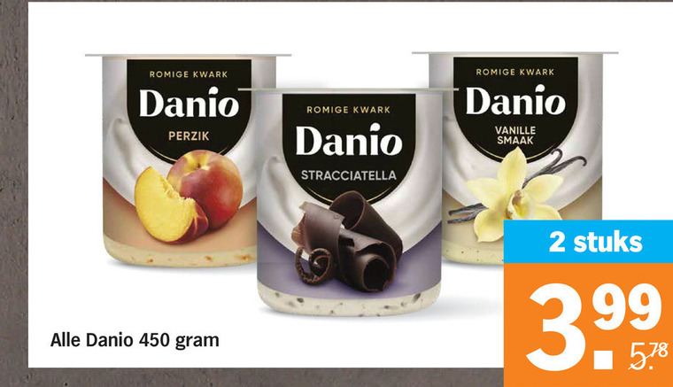 Danone Danio   kwark folder aanbieding bij  Albert&nbsp;Heijn - details