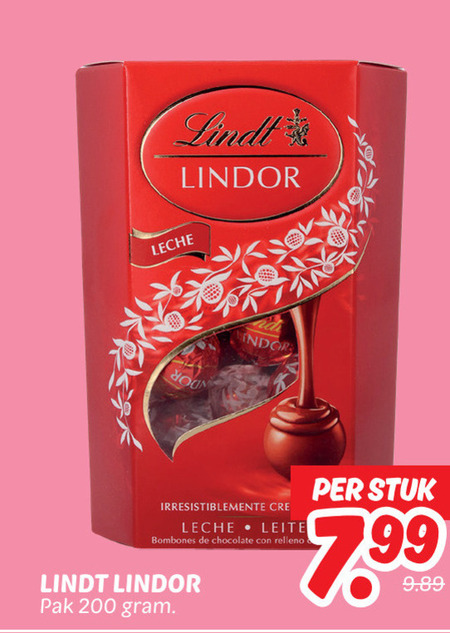Lindt   chocolade folder aanbieding bij  Dekamarkt - details
